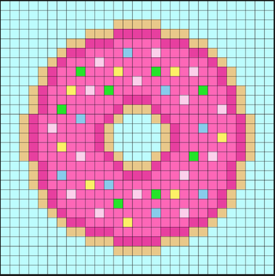 bügelperlen vorlage donut-titelbild