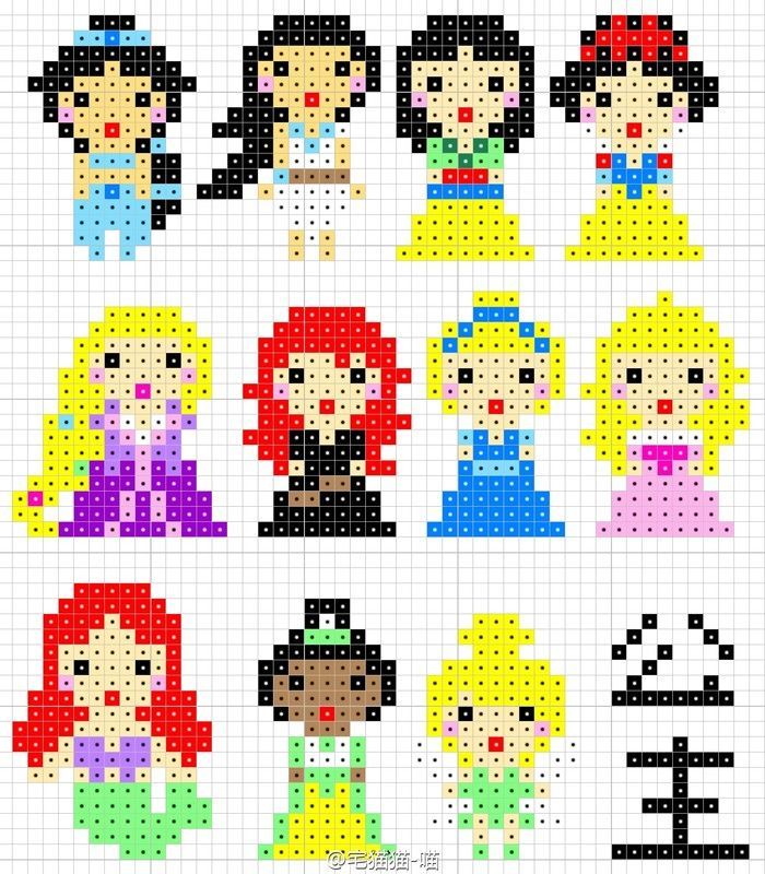 bügelperlen vorlage prinzessin-titelbild