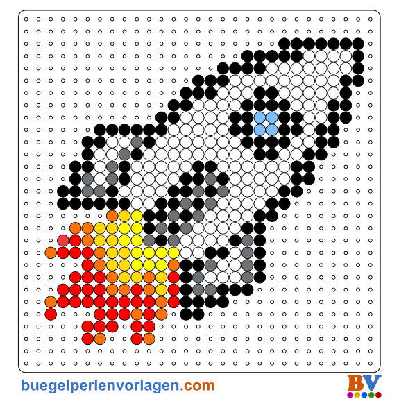 bügelperlen vorlage rakete-titelbild