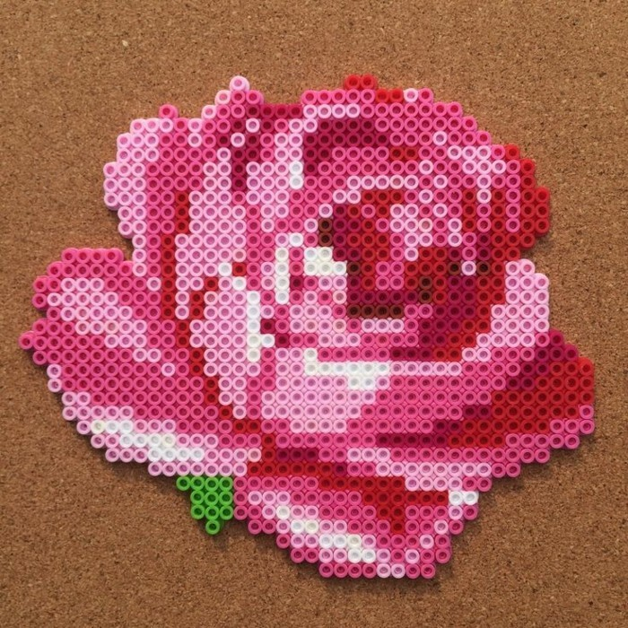 bügelperlen vorlage rose-titelbild