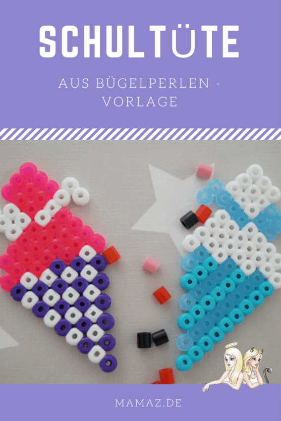 bügelperlen vorlage schultüte-titelbild