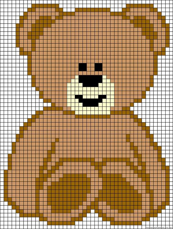 bügelperlen vorlage teddy-titelbild