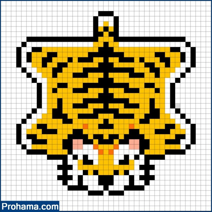 bügelperlen vorlage tiger-titelbild