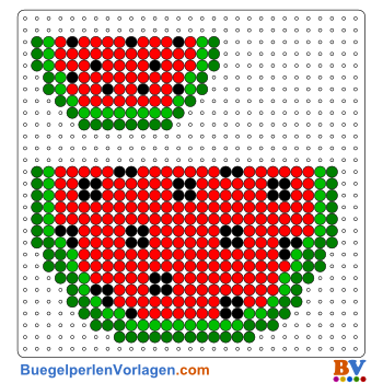 bügelperlen vorlage wassermelone-titelbild